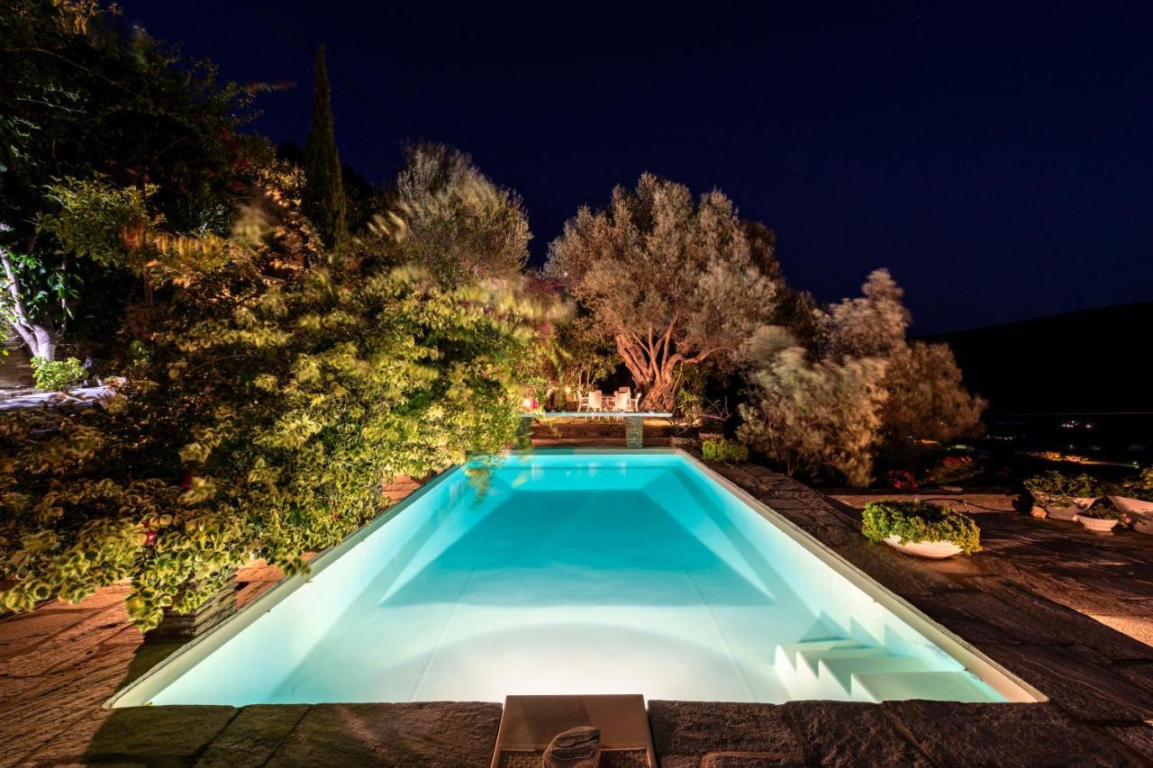 Anezas Mansion Stone-Built Traditional Villa Chones Exterior photo